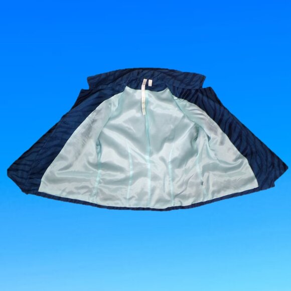 SILK! DEBRA DEROO blue 2-piece pant suit unknown small to medium size 100% silk - Picture 10 of 16